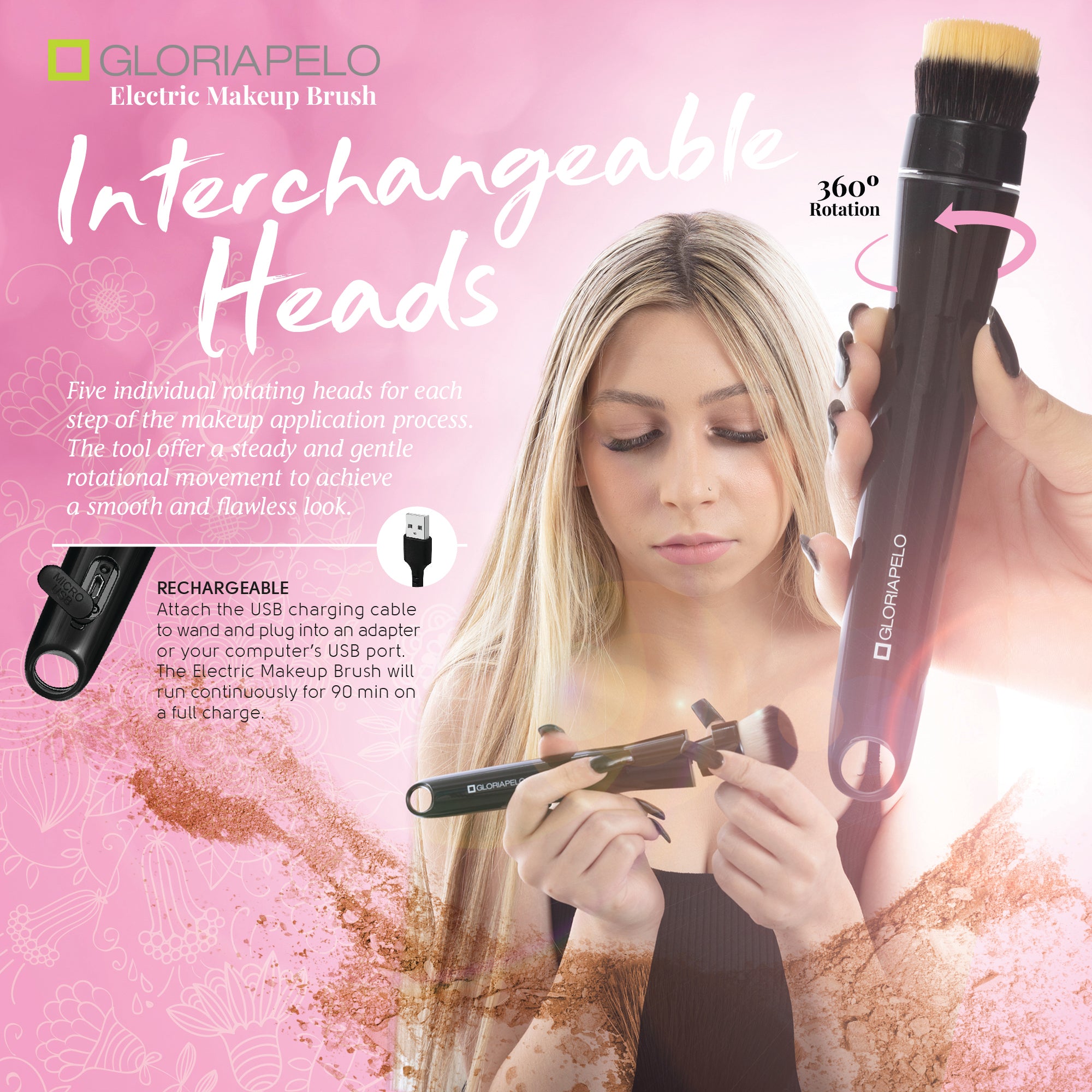 Electric Makeup Brush by GLORIAPELO