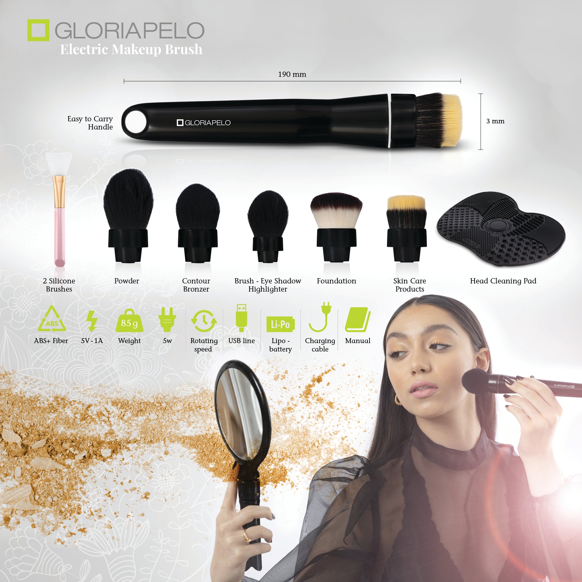 Electric Makeup Brush by GLORIAPELO